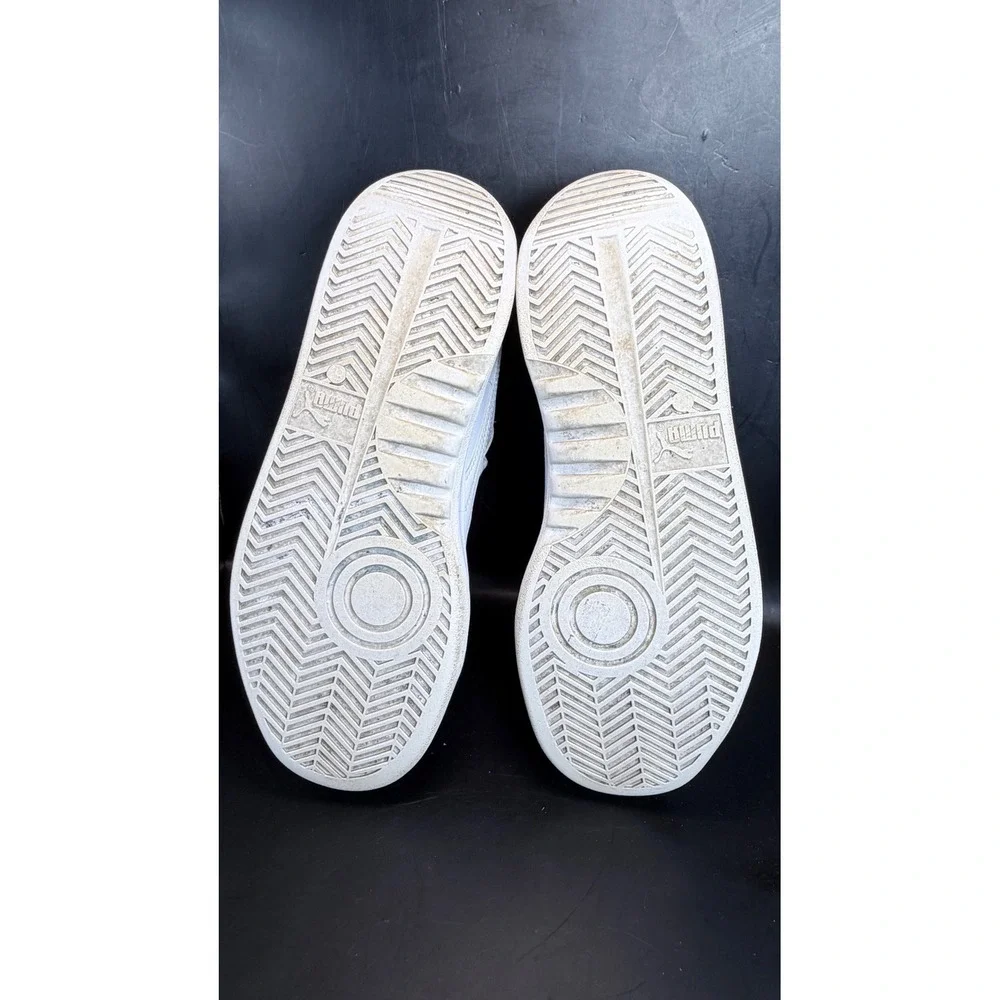Puma GV Special White Leather Sneakers‎ Mens 6.5 Womens 8 Low Top 344765-75